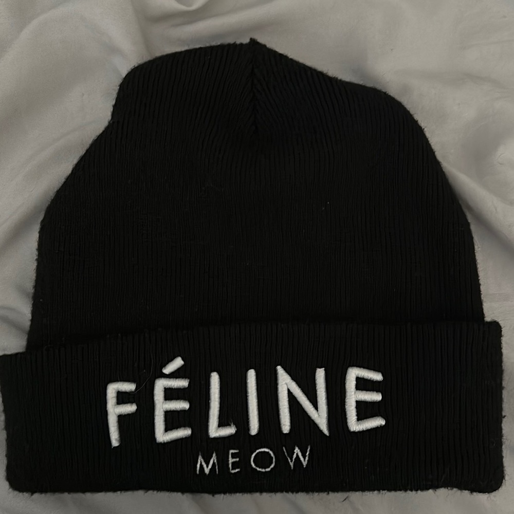 Black beanie